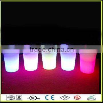 LED Lighting Colorful bar beer cooler plastic led foam ice bucket