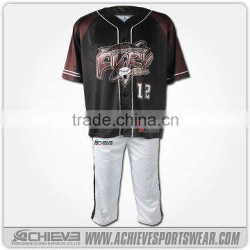 Fashion Blank Baseball Jersey, Baseball Apparel Made in China