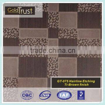 Designer Stainless Steel Sheets Supplier PVD Coating Color Stainless Steel Sheet for Cabin Door Decoration photo-4