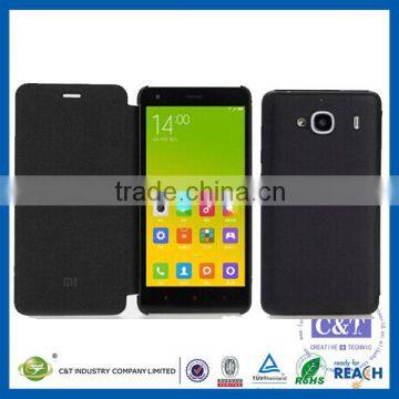 C&T Protective Hard Cover Flip Stand Leather Case for Xiaomi Redmi 2