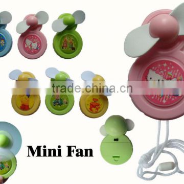 Digital mini fan with rope