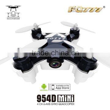 FQ777-954 WIFI FPV mini drone with con camera quadcopter digital video transmitter fpv camera goggles radio control drone FPv