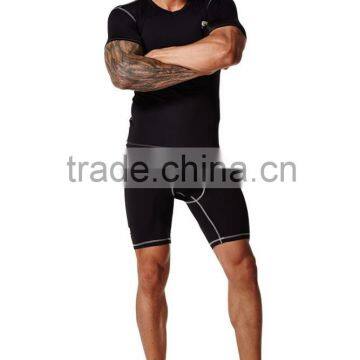 custom quick dry high quality youths base layer black