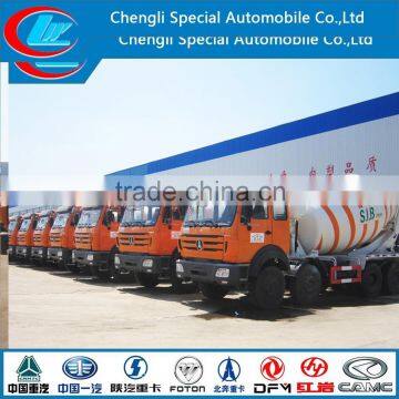 8X4 North Benz Concrete Mixer Truck 31ton 12 Wheels Beiben Vertical Concrete Mixer photo-4