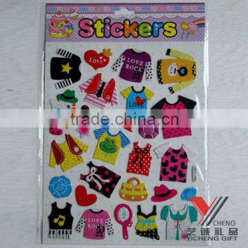 Cute Cartoon Lovely Glitter Sponge Sticker