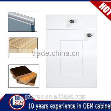 Custmized pvc kitchen cabinet swinging door price of high quality