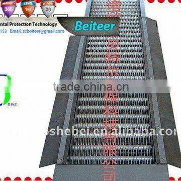 Mechanical grille machine decontamination