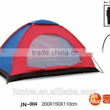 1-2 Person Tent Single Layer Fiberglass Pole Camping Tent