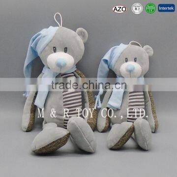 Wholesale Fabric Beautiful Plush Toy with Hat and Scarf