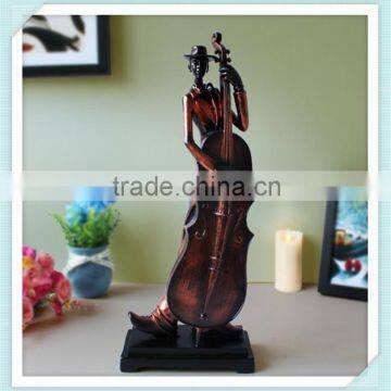 Resin Indoor Statues and Sculptures Musician Statue Singer Sculpture for Home Decor photo-2