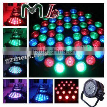 Best-selling in USA Waterproof 3W ip 56 54pcs RGBW LED Par Light