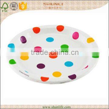 Dubai home decoration dessert paper palte