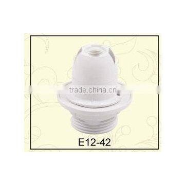 E12 ul approve edison screw Plastic Lamp holder