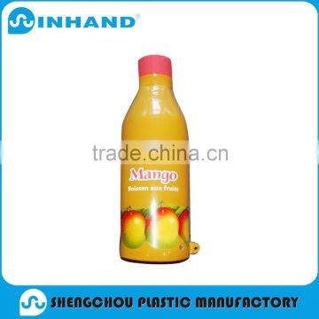 2016Eco-friendly PVC Inflatable Fruit Juice Bottle Model for Promotions