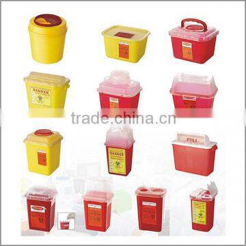 Plastic Disposable Medical Sharps Containers