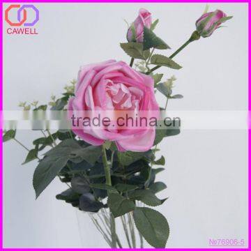 China Wholesale Multi Color PU Artificial Rose Flower