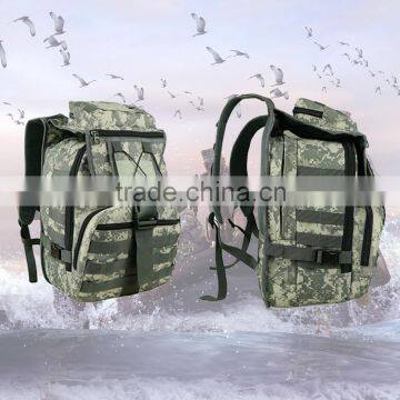 Molle systerm combat shouderbag camoflage army backpacks with shouder straps