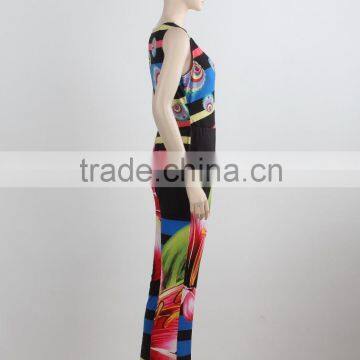 OEM Custom Women Jumpsuit Summer Swimming Wear Sexy Jumpsuit Long Manufacture photo-2
