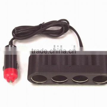 1 to 4 Sockets Cigarette Lighter Adapter