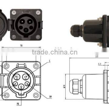 us standard plug sae j1772 electric car charging socket/KHONS