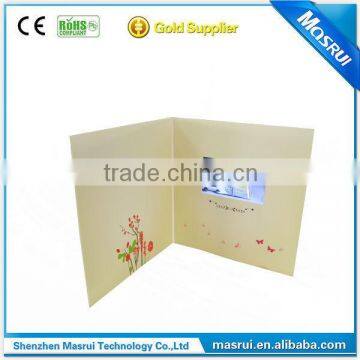 Slim LCD Video Brochure Video in Print Brochure Graphic Video Brochure photo-2