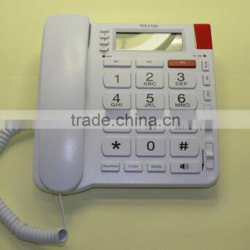 SENIOR 661 Big Button Telephone screen display REF: YESKT661