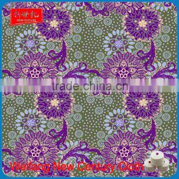 cheap printed style 100% viscose fabric price for women dresses/scarf