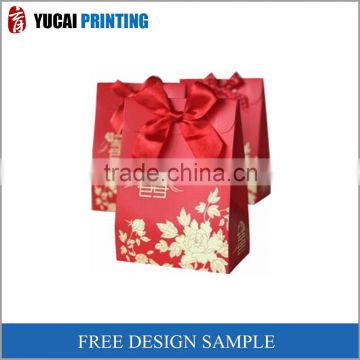 Red paper gift bag