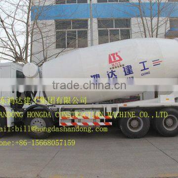 HONGDA Group Truck mounted Concrete Mixer 12m3 HOWO