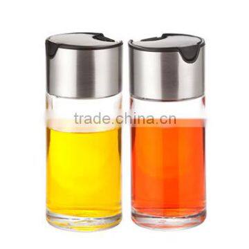 SINOGLASS trade assurance 170ml innoviate design glass oil and vinegar dispenser