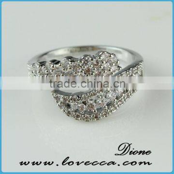 2015 new arrival !!! Sterling Stacking Ring ,Micropave zircon ring , new style silver solitaire ring