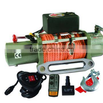 Heavy Duty With Dyneema Rope Remote Electric Winch
