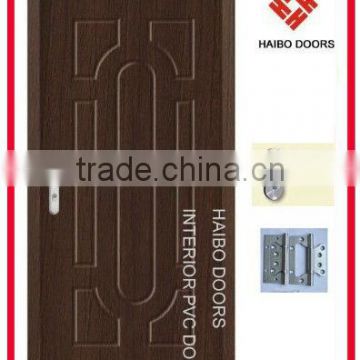 Wooden interior swing doors with different style