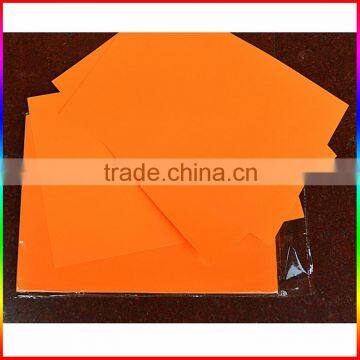 Orange Fluorescent Sticker Paper photo-2