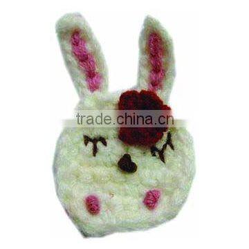 Custom crochet rabbit for kids apparel