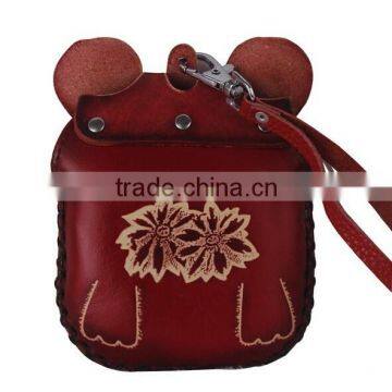 Wholesale High Quality Pure Hand-made Genuine Leathter Animal Coin Purse photo-4