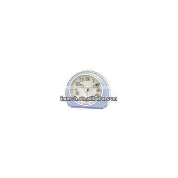 pearl blue arch clock,shining clock,table alarm clock