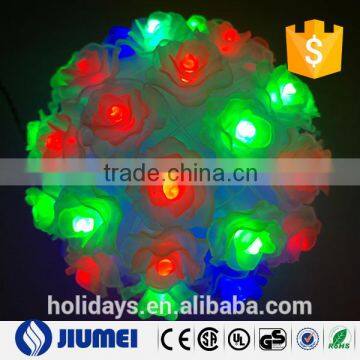 2015 New Arrival Holiday Decoration Flower Ball Light
