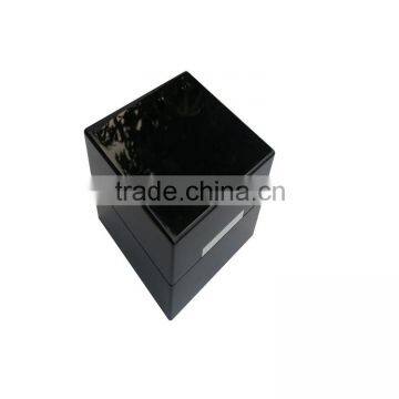 Custom Luxury Black Wooden Watch Box With Pillow photo-3