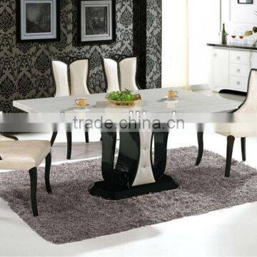 New Design Modern Heavy-duty Dining Table and Chairs