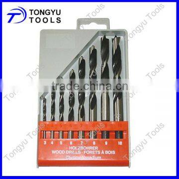 8PCS Wood Brad Point Drill Bits Sets