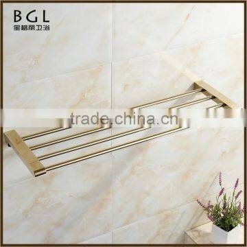 17920-g bathroom sanitary items zinc alloy gold bathroom accessory towel shelf