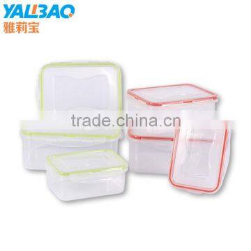 PP Rectangle Clear Plastic Bento Box For Sale