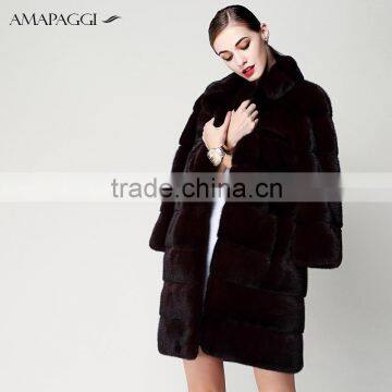 wholesale winter warm mink fur womens coats from China