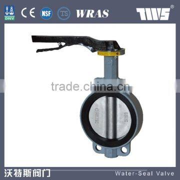 Flange Soft Seal Worm Wheel Butterfly Valve