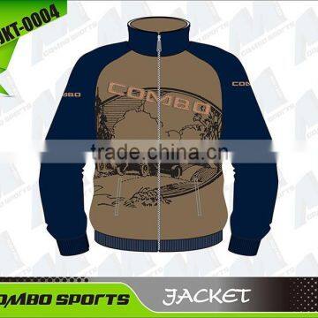 Custom made sublimated softshell jacket