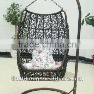 2015 new product rattan hanging basket chair