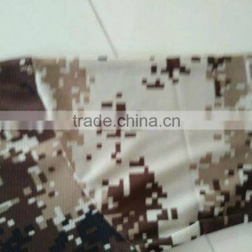 Custom Made Polyester Nylon Mesh Brown Digital Full Print Military Camouflage T Shirt photo-4