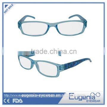 Colorful style unisex Reading Glasses Clear Full Frame Spectacles
