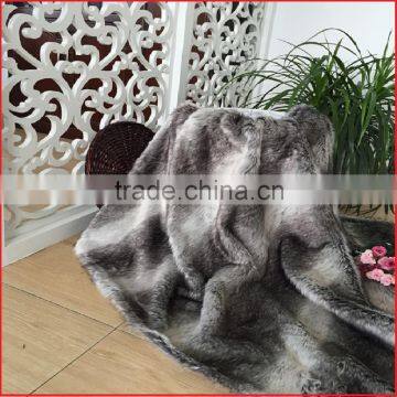 Mink Faux Fur Throw, Luxury Plush Blanket